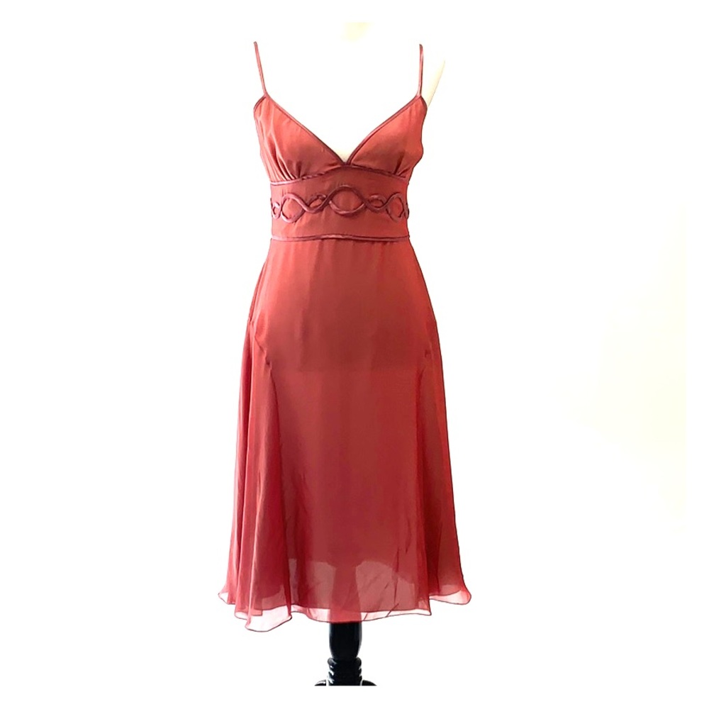 Betsey Johnson Pink silk romantic dress